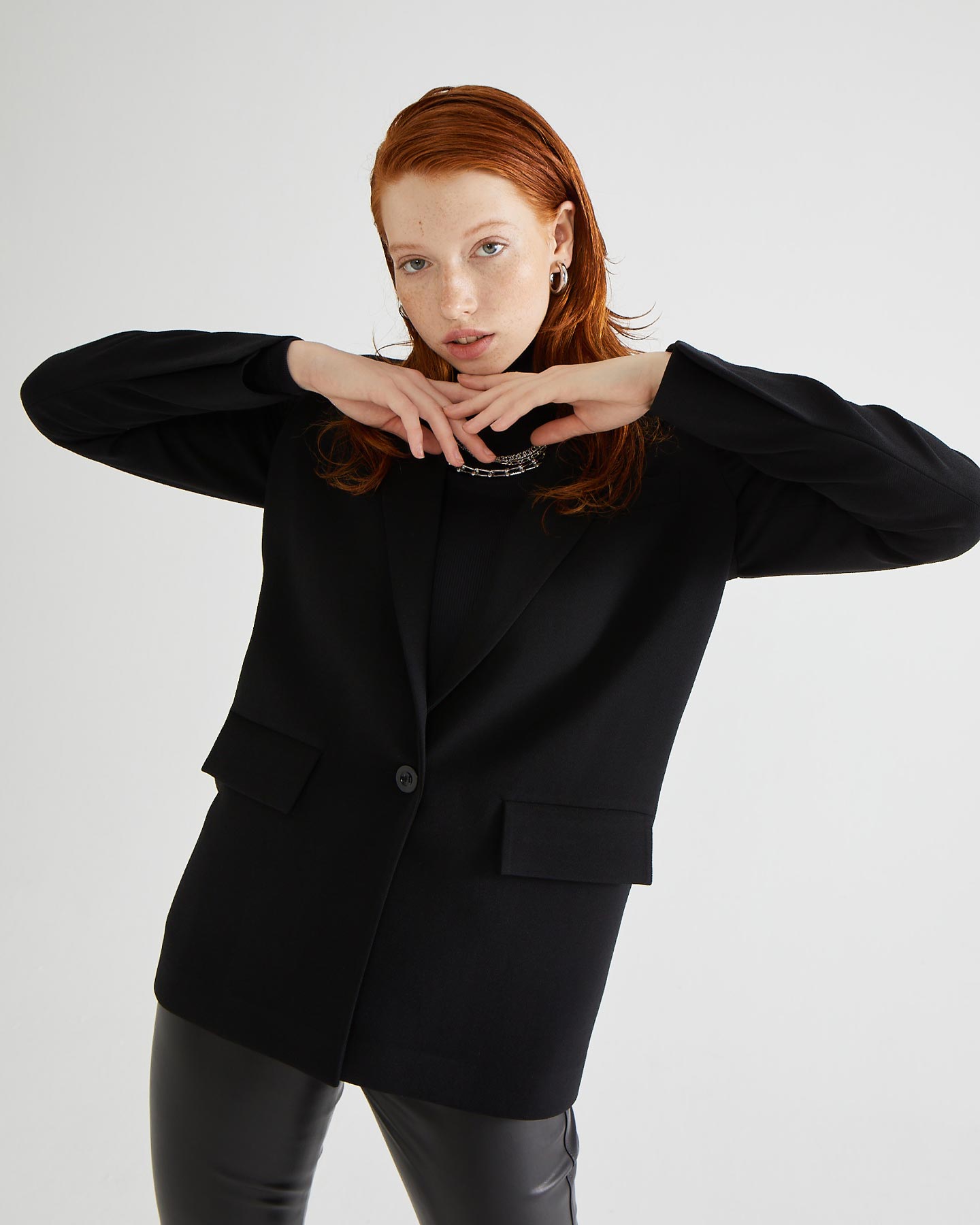 Siyah Blazer Ceket