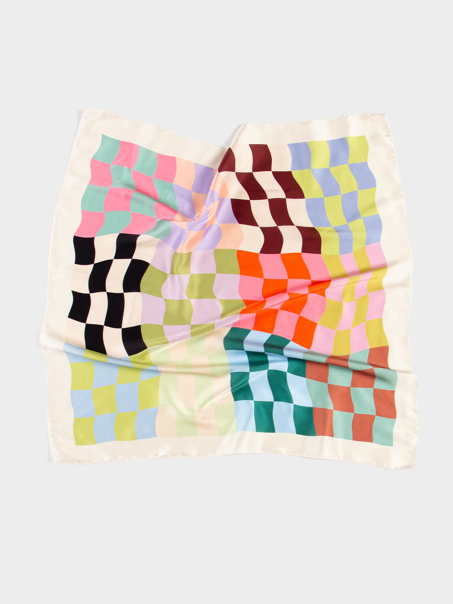 Renkli Kare Desen Bandana-Fular