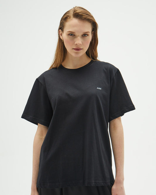 Siyah Oversize Uzun Unisex T-shirt