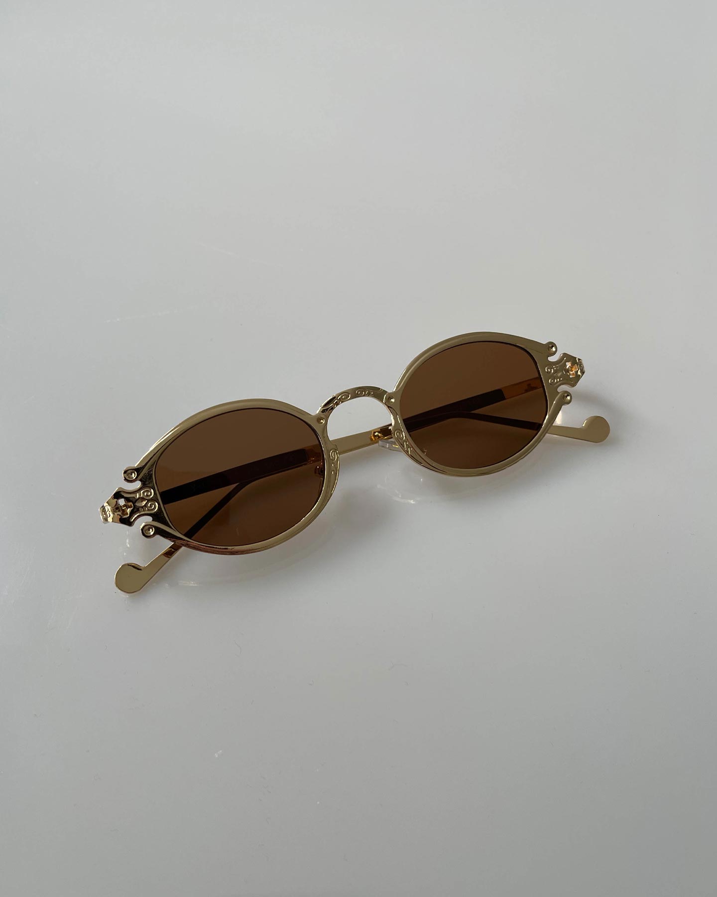 Vintage Gold Kahverengi Güneş Gözlüğü